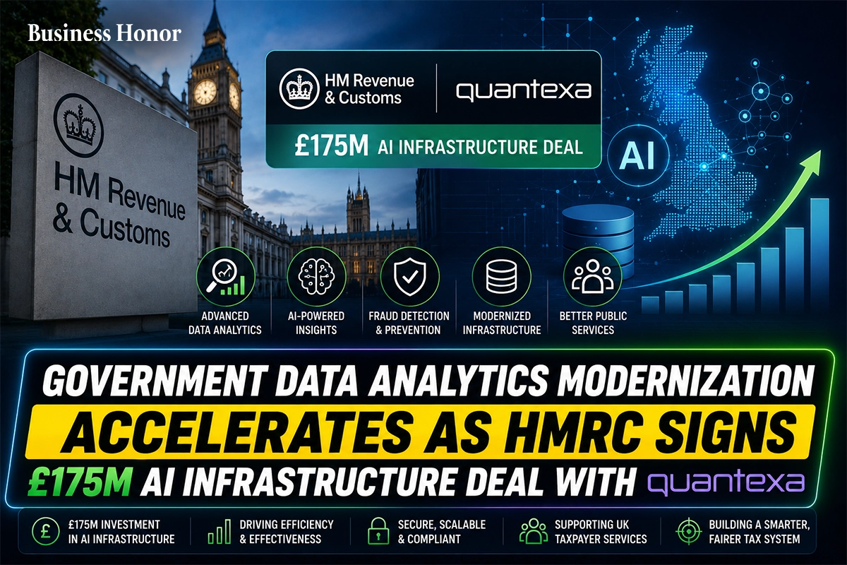  Government Data Analytics Modernization Accelerates as HMRC Signs &pound;175M AI Infrastructure Deal with Quantexa 